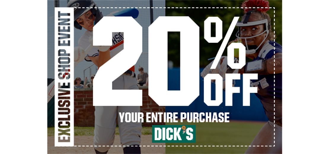 20% off Dicks Coupon Aug 22-25, 2025!