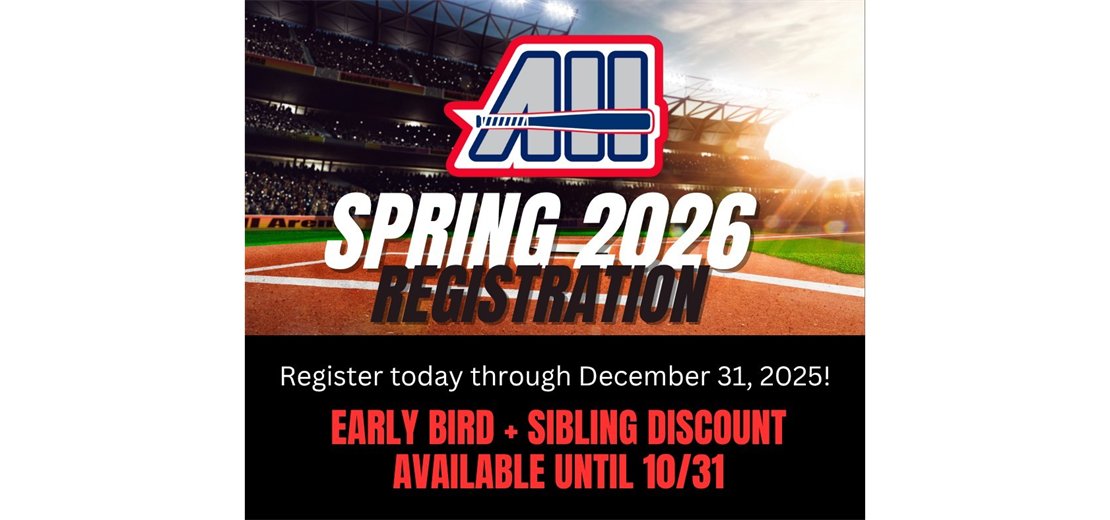 Spring 2026 Registration is Open!!